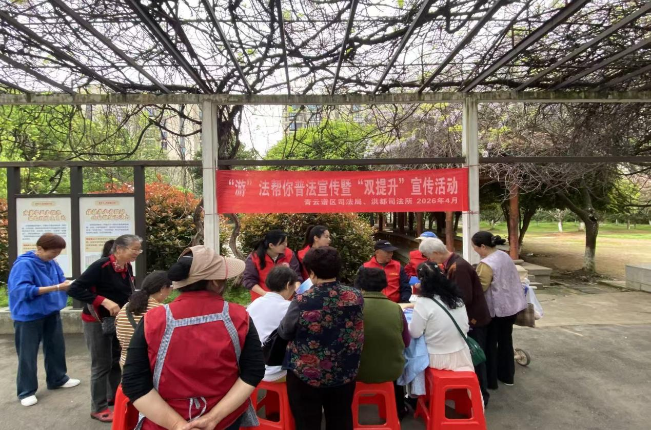 公园里的“法律集市”